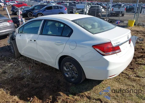 2014 Honda Civic Lx z USA, uszkodzony, nr VIN 19XFB2F51EE254835